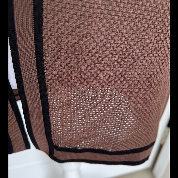 Exclusively Misook Long Sleeve Open Front Cardigan Sweater - Large - Picture 4 of 10